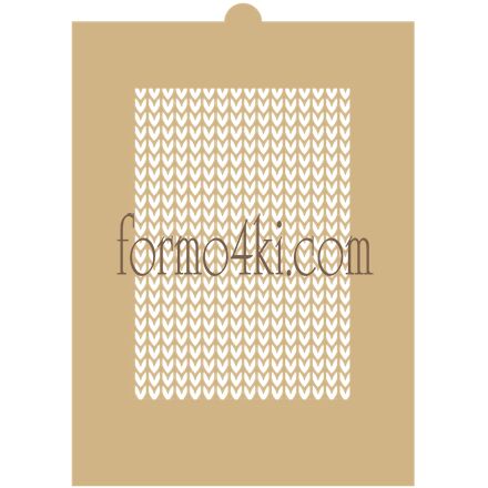 Трафарет №306 *Вязка спицами*