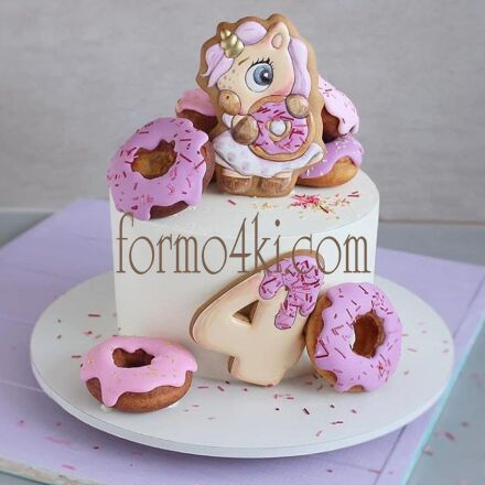 Набор №656  Единорожек с пончиком (1087-992)
