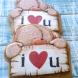 Набор №37 ( Мишка * I LOVE YOU* )(392-135)