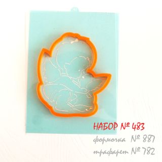 Набор №483 (887-782)  Ангелочек с голубем