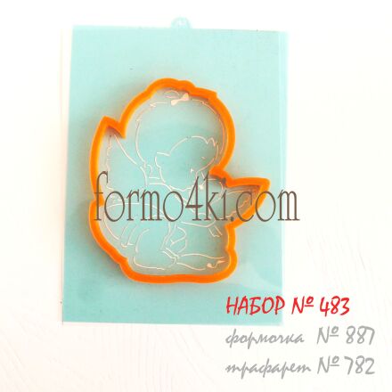 Набор №483 (887-782)  Ангелочек с голубем