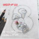 Набор №222* Принес цветы на 8 Марта. Зая и *8*(605-419)