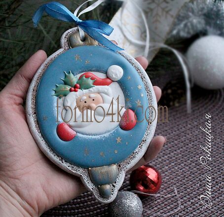 Набор №178 ( *Новогодняя игрушка с дедушкой Морозом*)(563-366)